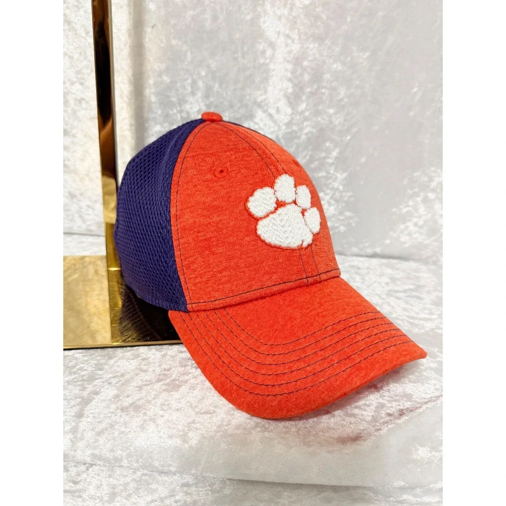 New Era 9FORTY Clemson Tigers Youth‎ Hat Orange Purple Mesh Adjustable Cap